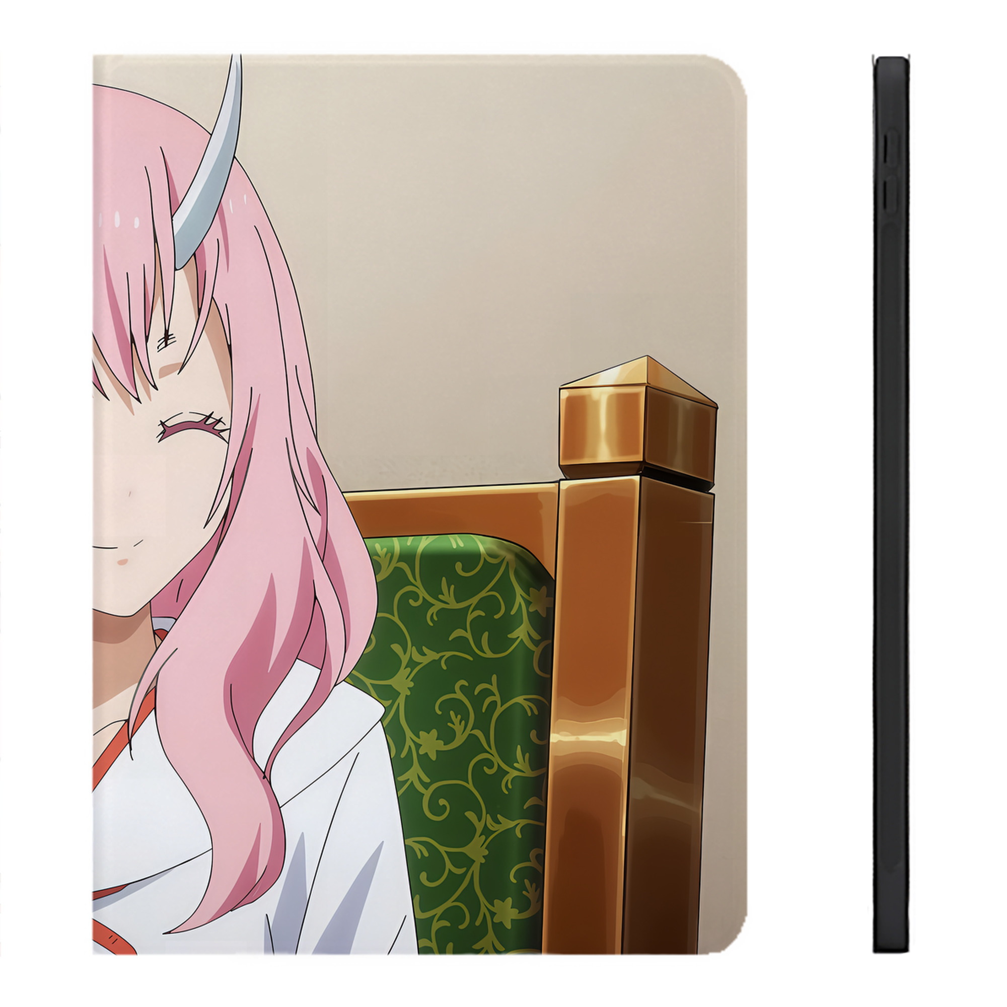 （画像用） 転スラ Regarding Reincarnated to Slime IPadケース ペンホルダー付き ブックスタイルデザイン